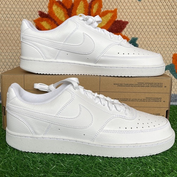 Nike Other - Nike Court Vision Low NEXT NATURE ‘Triple White’ Men’s sneakers - athletic shoes